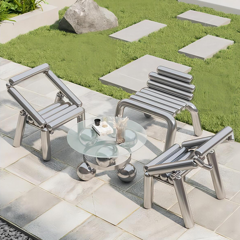 Outdoor Furniture Luxury - Стул из нержавеющей стали, легкий, роскошный,