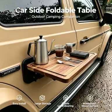 Outdoor Furniture Wood - Быстросборный складной деревянный столик для крепления