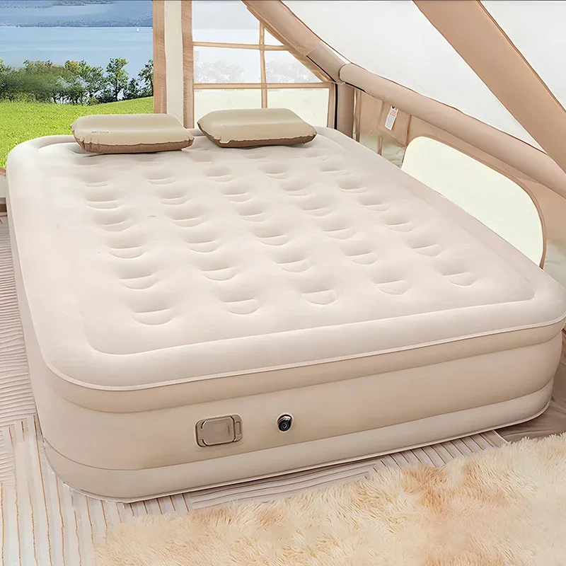 Outdoor Furniture Luxury - Надувной матрас Queen с встроенным насосом,