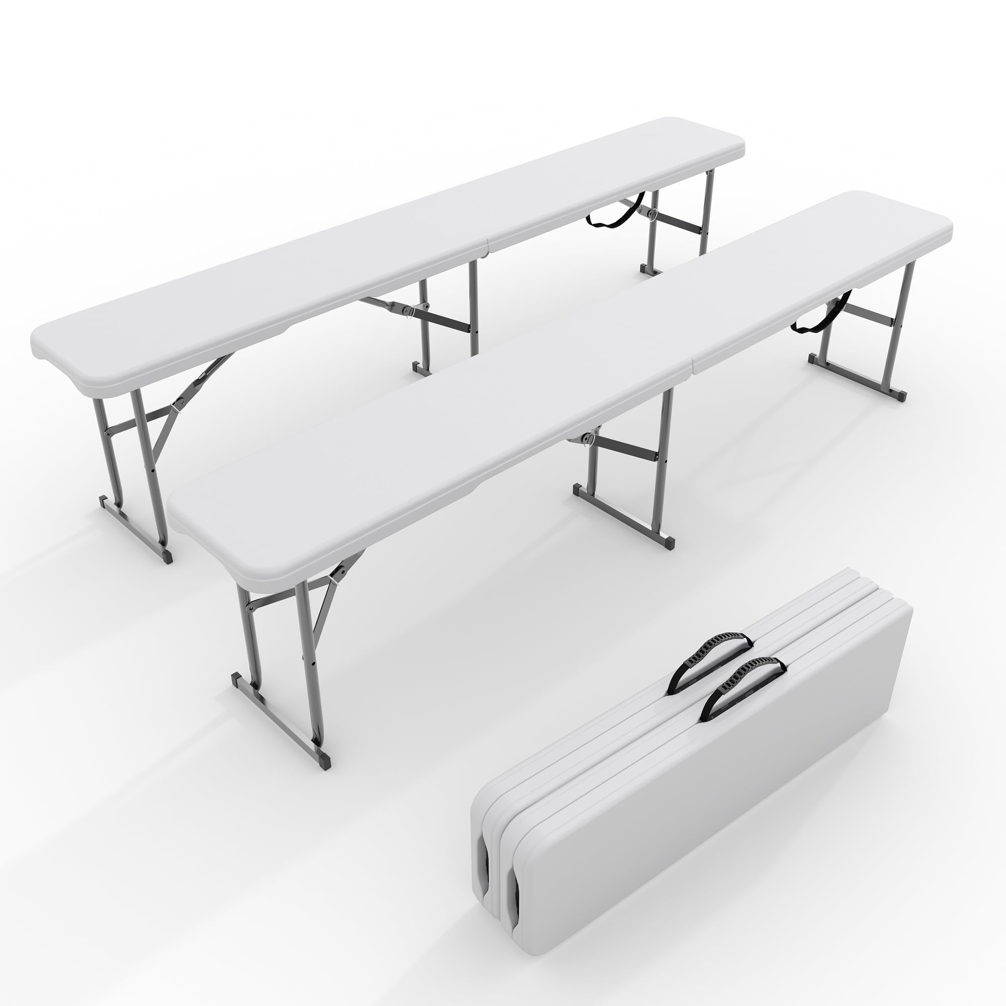 Outdoor Furniture Diy - Набор из 2 складных уличных скамеек