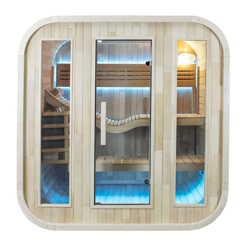 Outdoor Furniture Wood - Уличная сауна: современная дизайнерская кабина-сауна, уличная