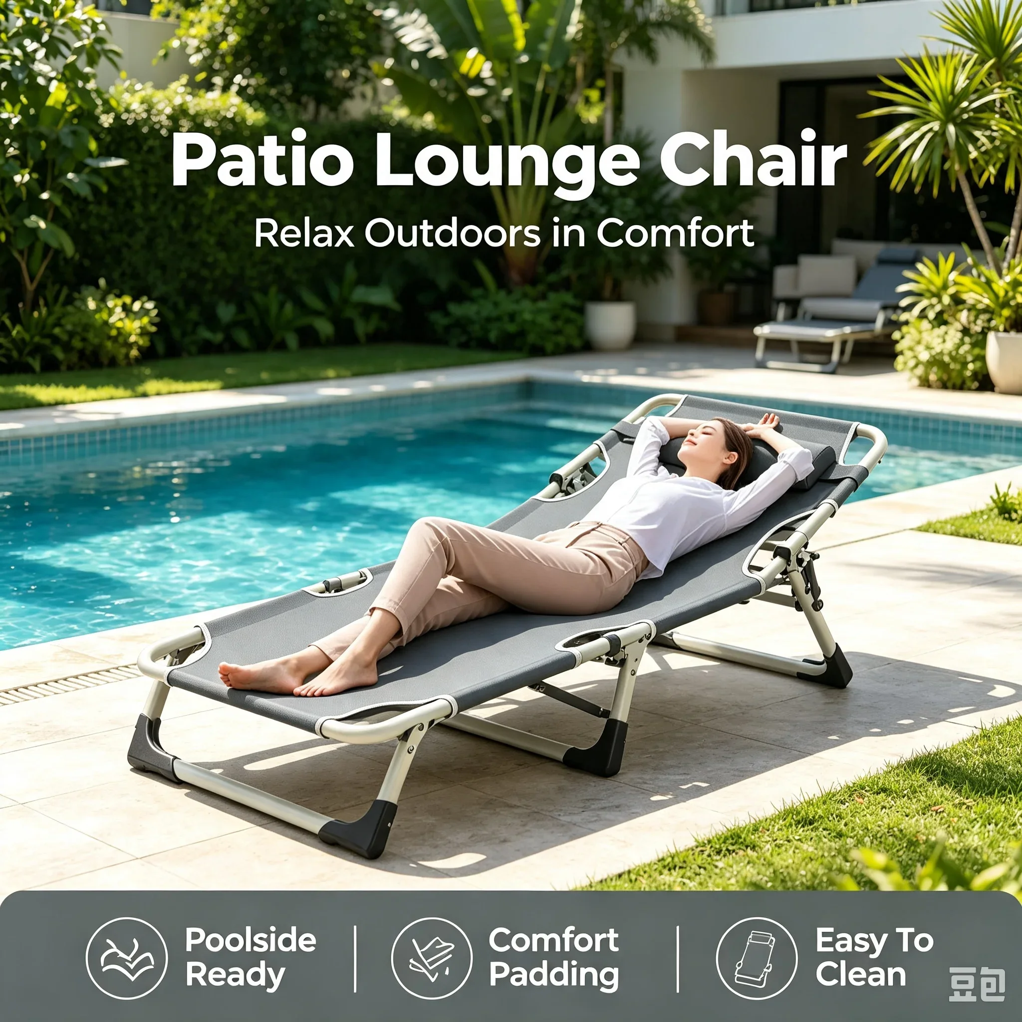 Складное кресло-шезлонг для оф – обзор и цена Outdoor Daybed Furniture