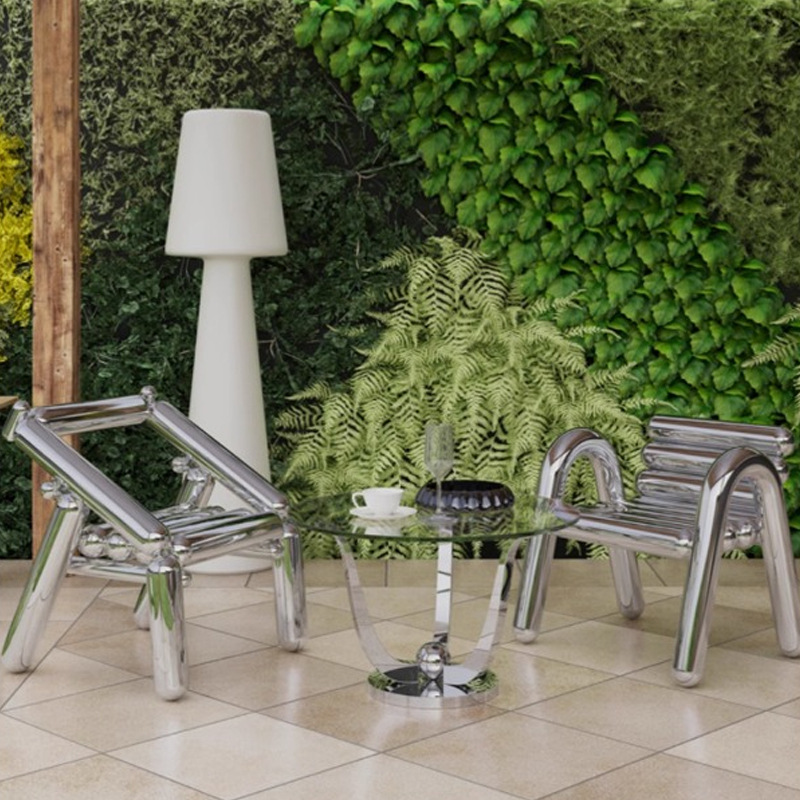 Стул из нержавеющей стали, лег – обзор и цена Outdoor Furniture Luxury