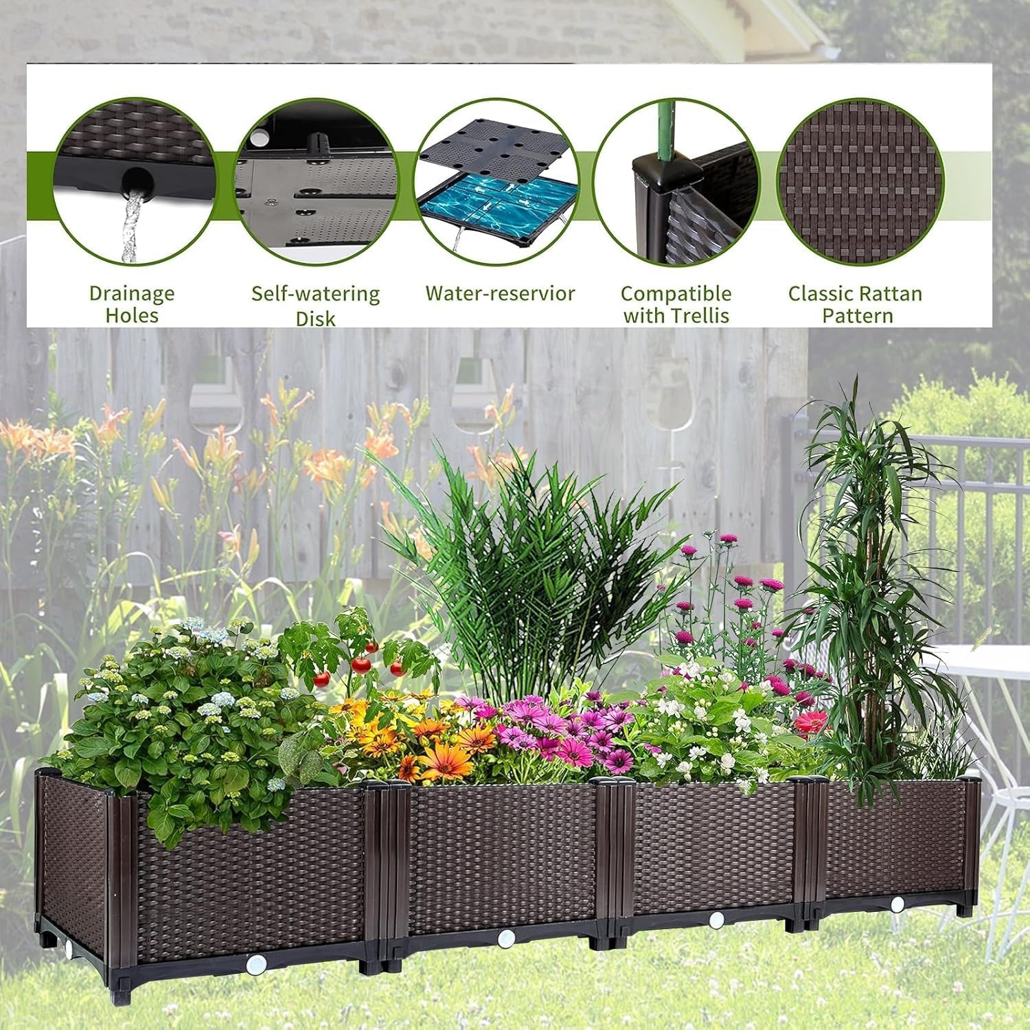 Самополивная приподнятая грядк – обзор и цена Outdoor Daybed Furniture